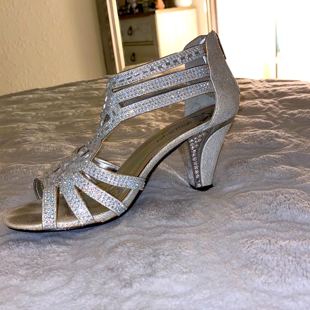 Silver heels